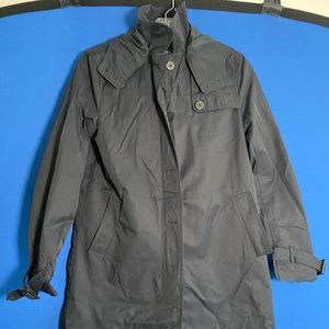 ZARA Basic Outerwear - NAVY - Topcoat - Size Small - Like New